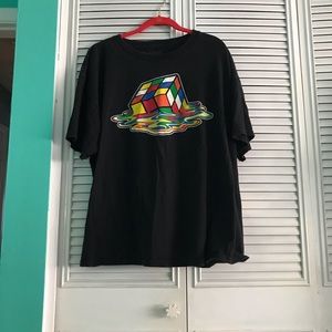 Melting tunic cube shirt